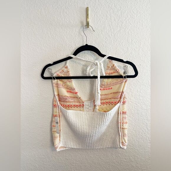 NWT Wendy Wurtzburger/ Marcella Volini Anthropologie Crochet Halter Top L - Picture 5 of 11